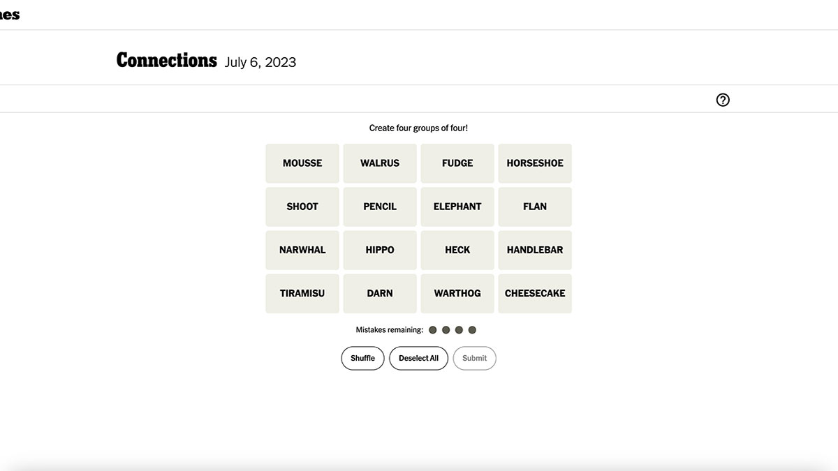 Connections Answer – What is Today’s Connections Answer?