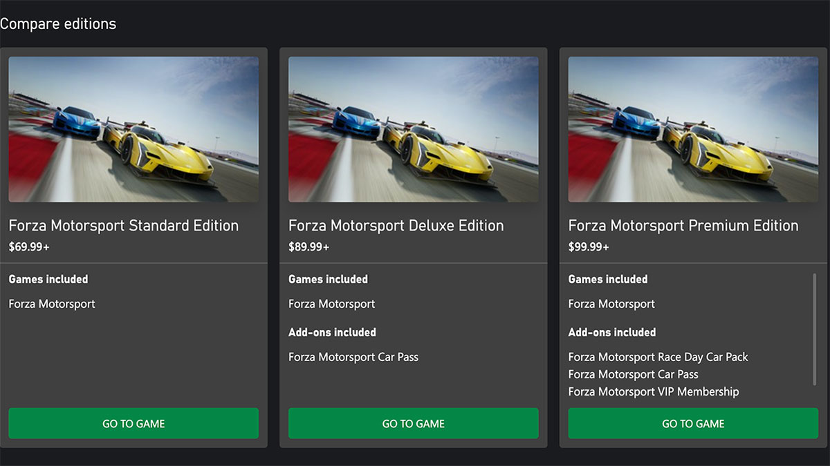 Forza Motorsport Release Date Cars Pre Order Editions And Trailers 2202