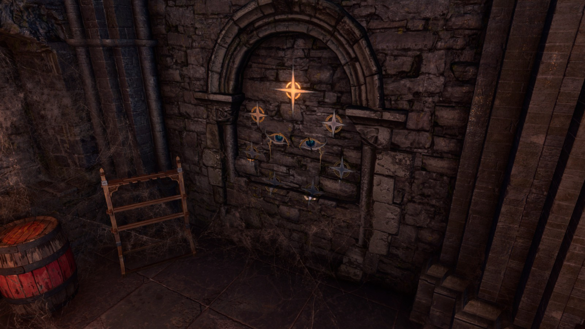 Baldur s Gate 3 How to Solve the Eyes Wall Painting Puzzle in the