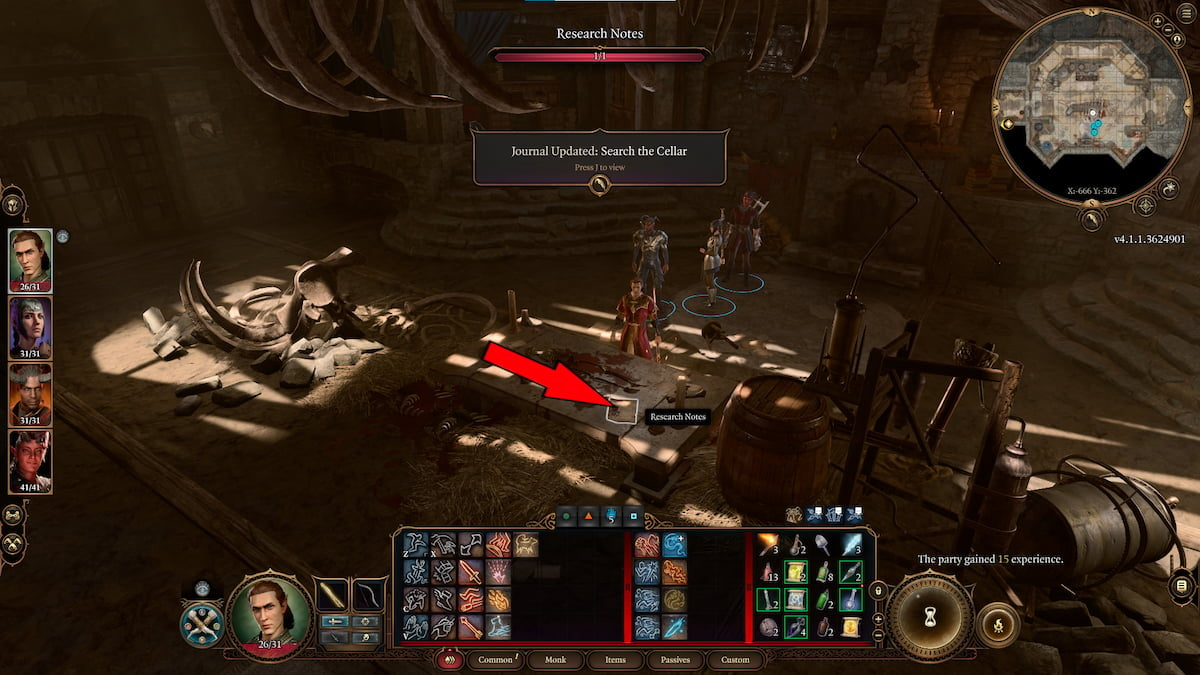 Baldur S Gate 3 How To Complete Search The Cellar In BG3 Gamepur   Research Notes In Cellar In Baldurs Gate 3 