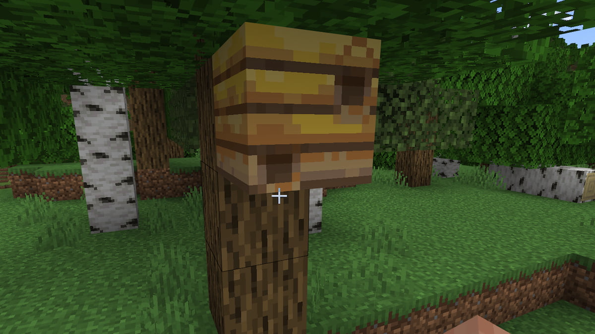 Mine beehive outlet minecraft