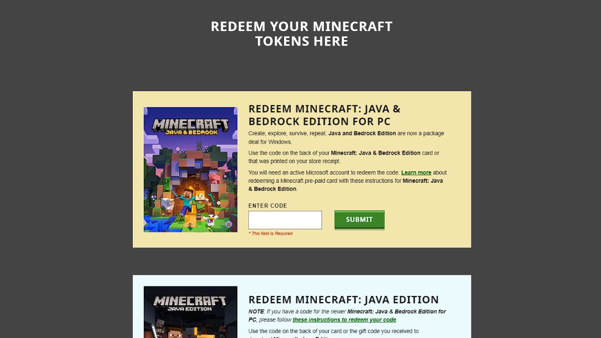 How to Digitally Gift Minecraft: Java & Bedrock Edition for PC | Minecraft  Help
