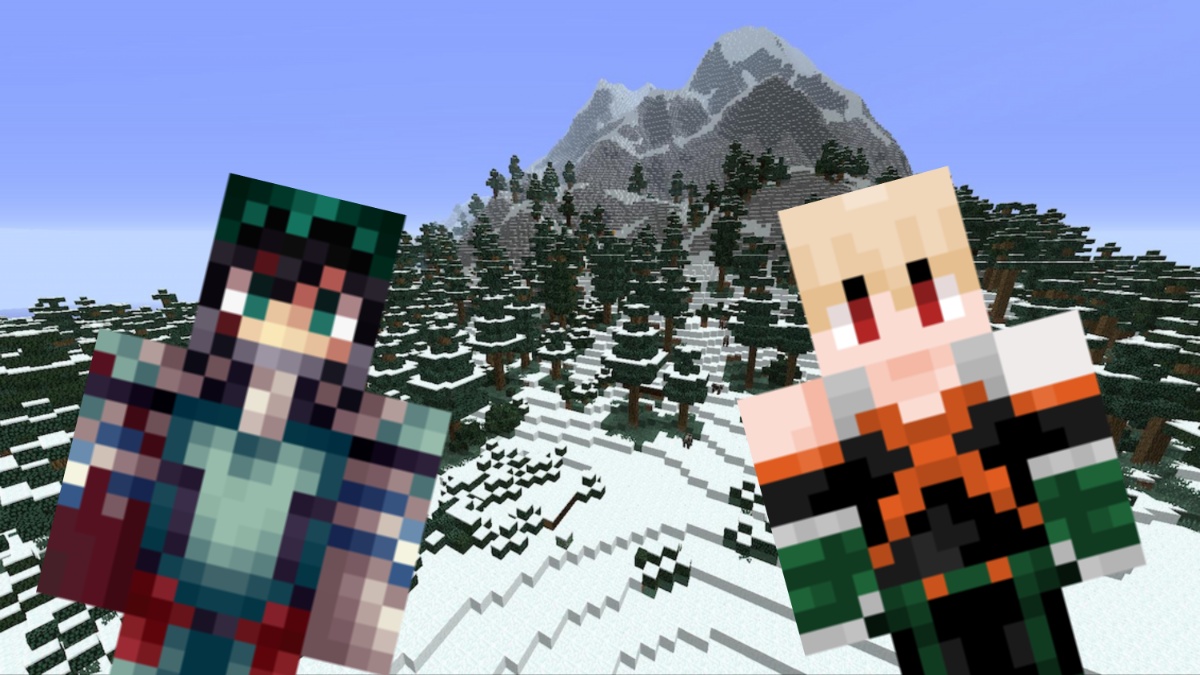 Anime Statues Minecraft Map