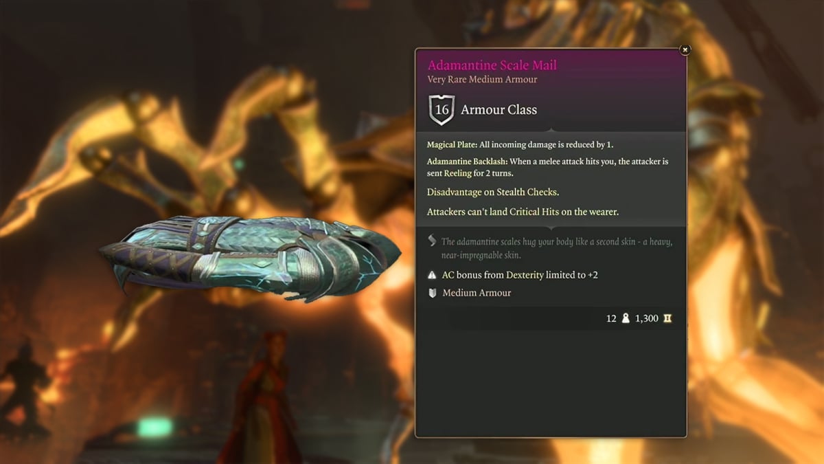 Baldurs Gate 3   Adamantine Scale Mail 