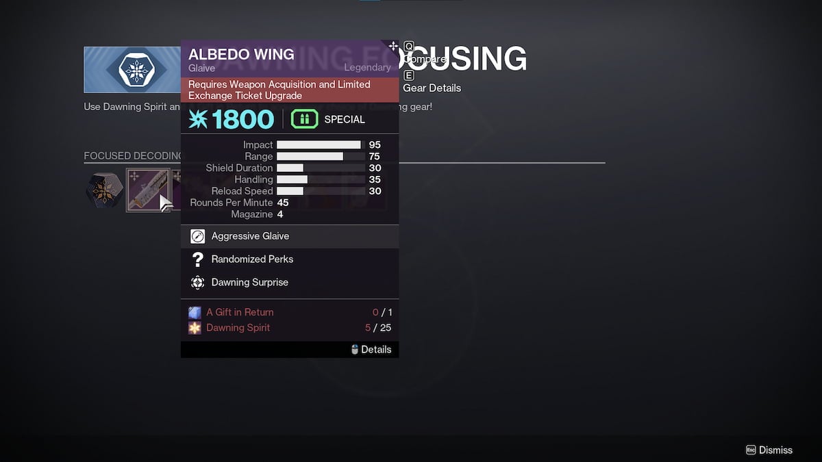 How To Get The Albedo Wing In Destiny 2's The Dawning Event 2023 Gamepur