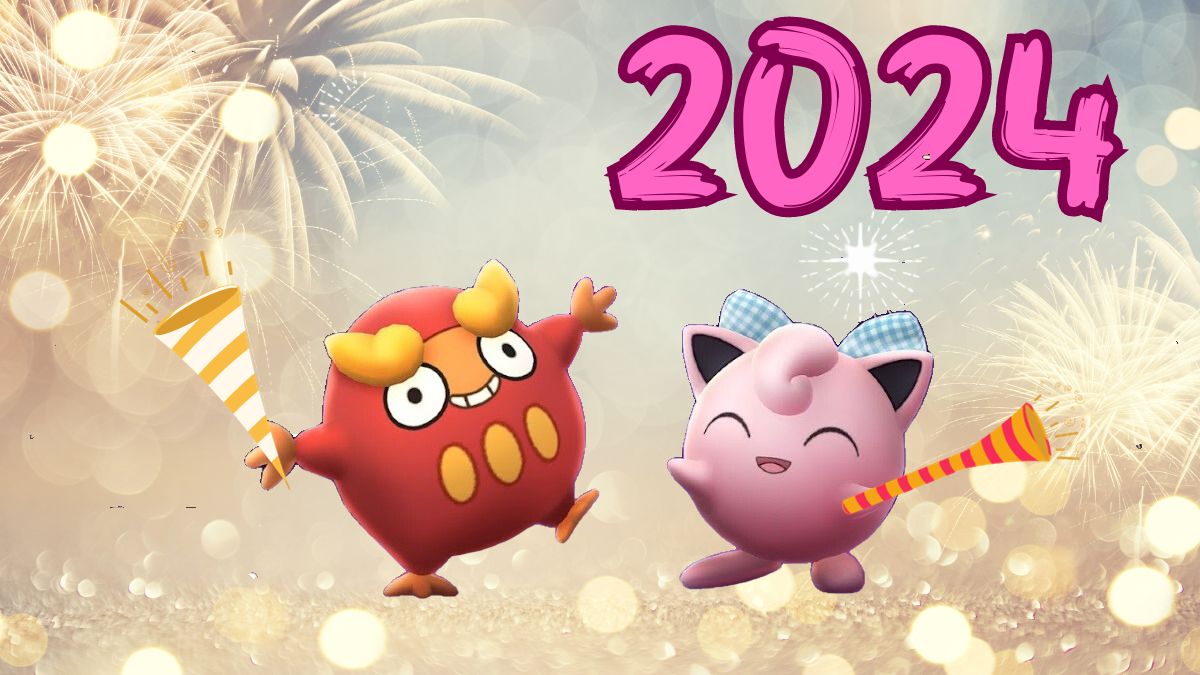 Pokemon Go New Year S 2024 Event Dates Bonuses And Pokemon Debuts   Pokemon GO New Years 2024 Event With Party Poppers 