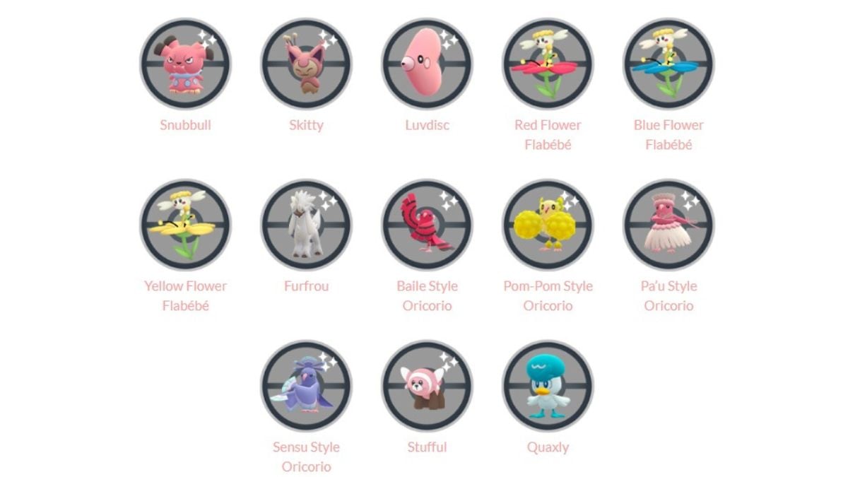 Pokémon Go Carnival of Love Event: Heart Trim Furfrou, Featured Pokémon ...