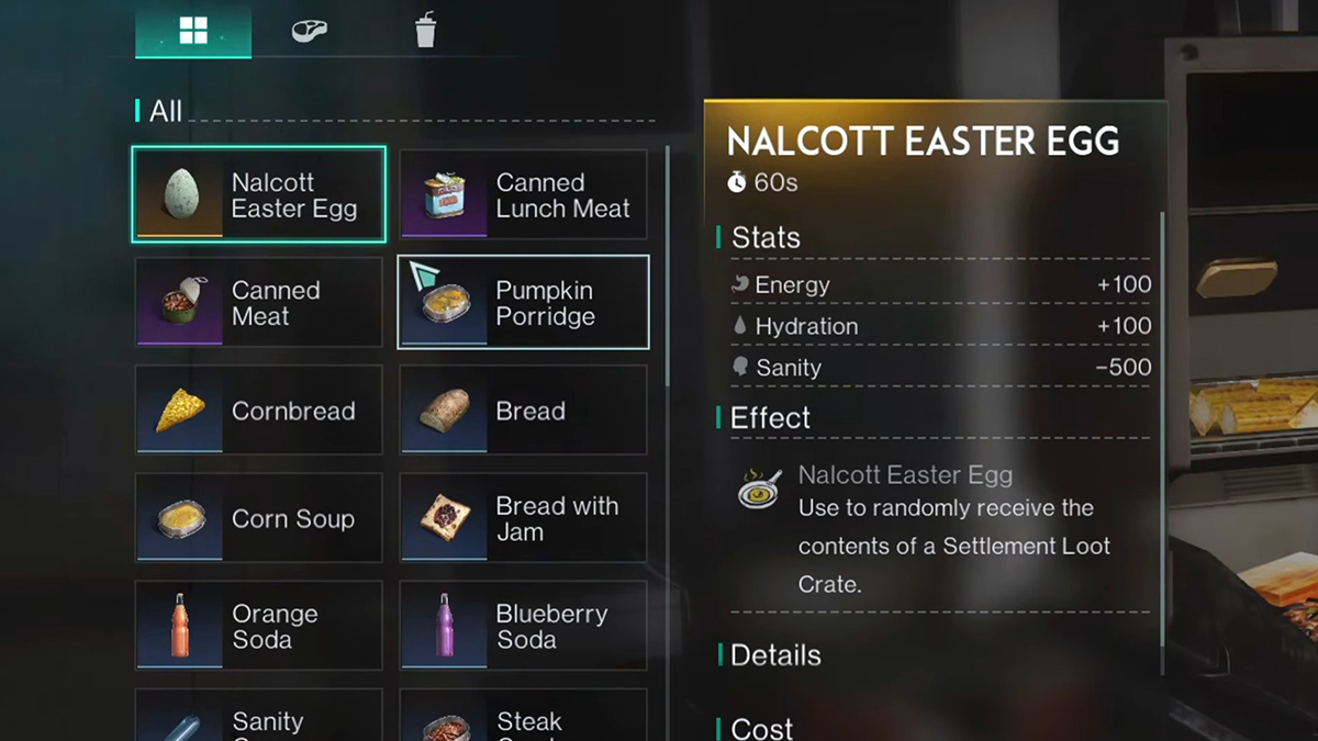 Egg recipe Nalcott Easter 