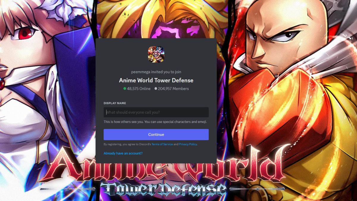 Anime World Tower Defense Trello Link And Discord Server (August 2024)