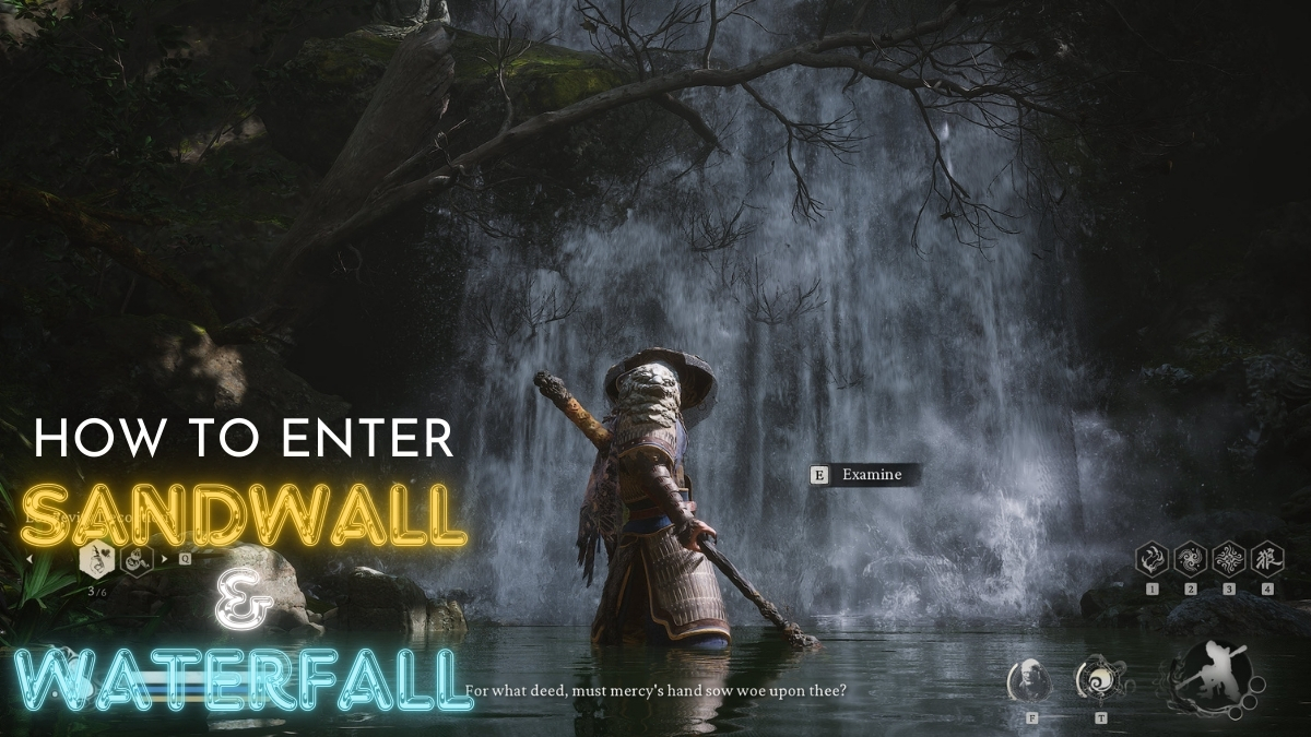 How to enter waterfall and sandwall in Chapter 1 and 2 of Black Myth Wukong