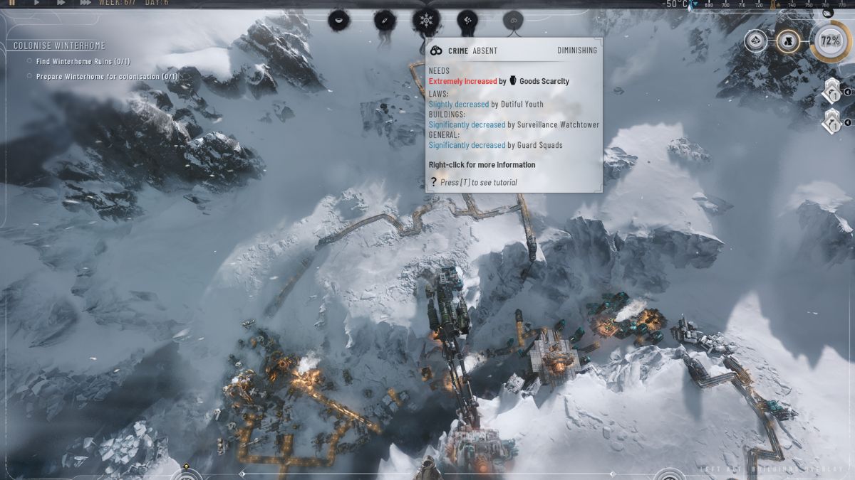 Frostpunk 2: Cómo reducir el crimen rápidamente