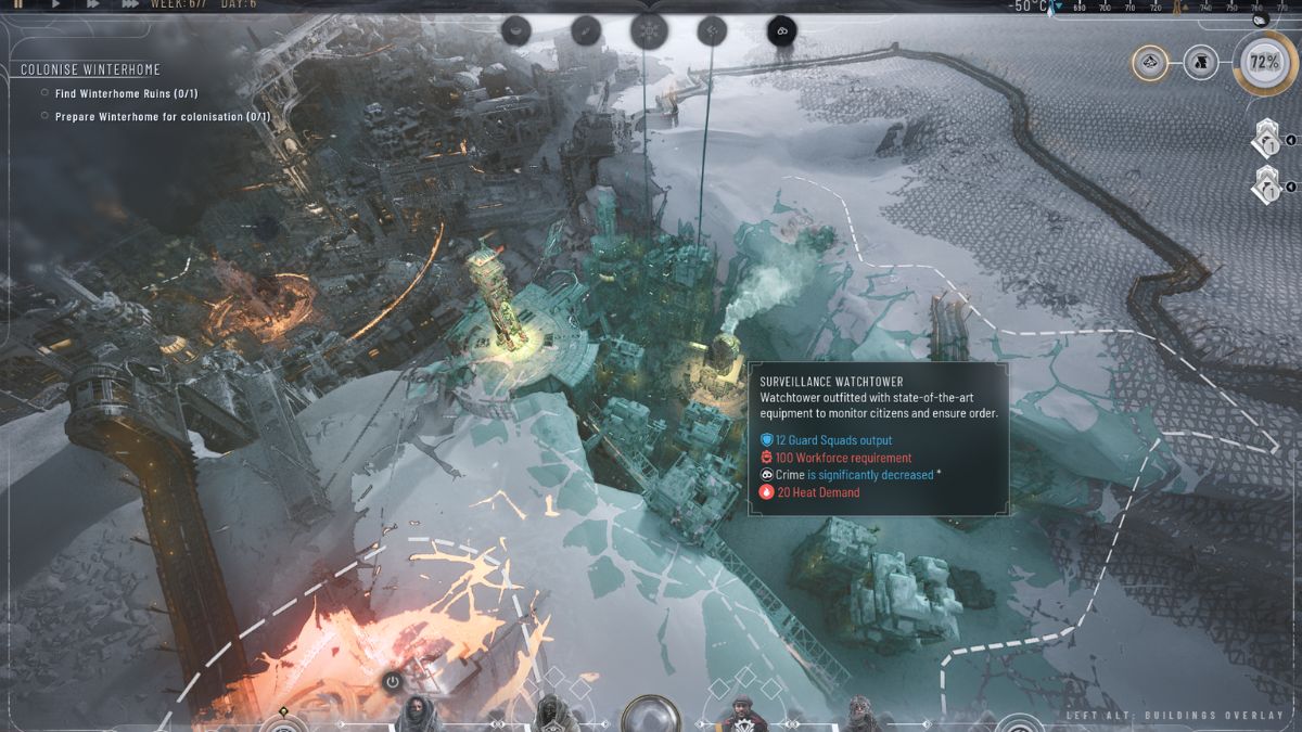 Frostpunk 2: Cómo reducir el crimen rápidamente