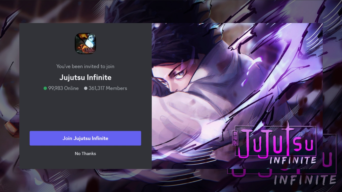 Jujutsu Infinite Trello Link и Discord (сентябрь 2024 г.)