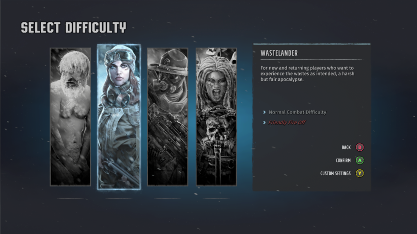 All difficulty options in Wasteland 3 explained
