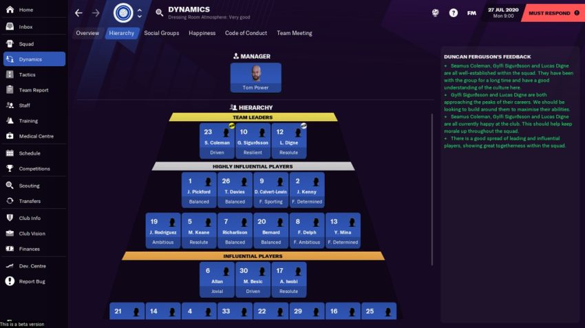 How to improve squad morale in Football Manager 2021