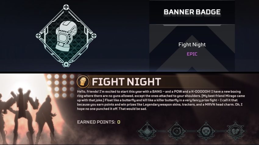 Fight Night badges