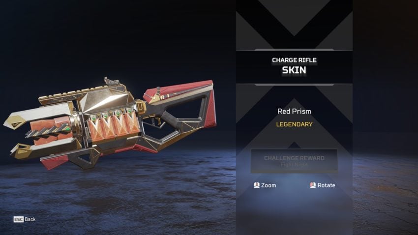 Red Prism Charge Rifle skin