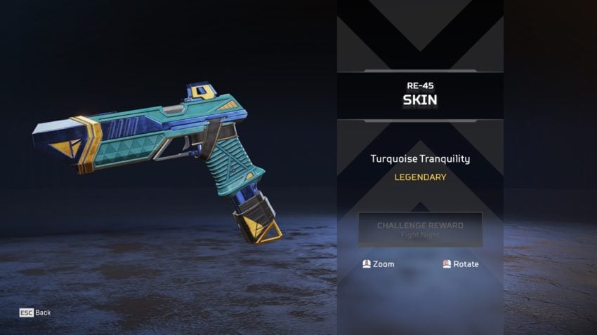 Turquoise Tranquility RE-45 skin