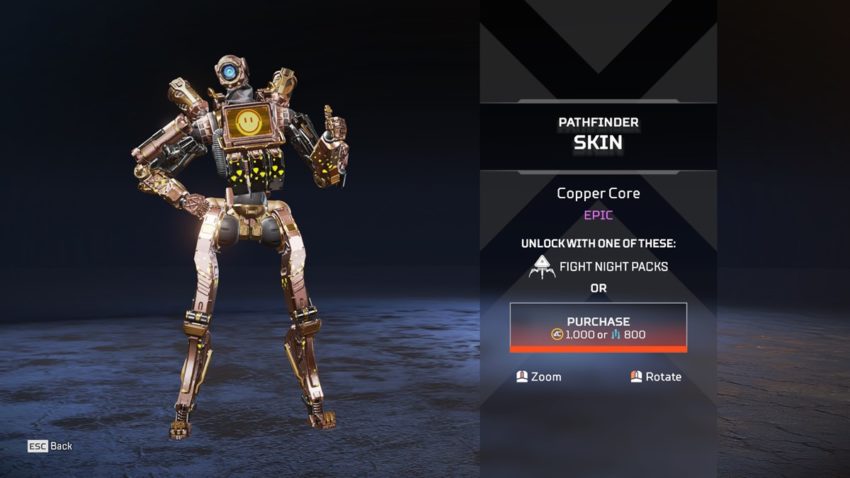 All Legend skins for the Fight Night Collection Event in Apex Legends ...