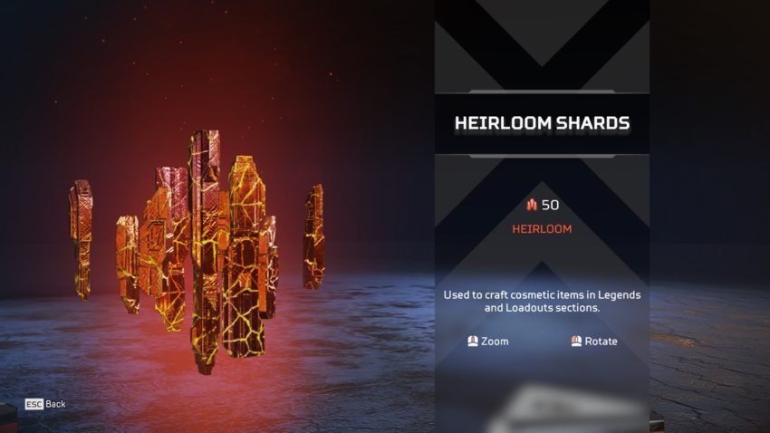 50 Heirloom Shards