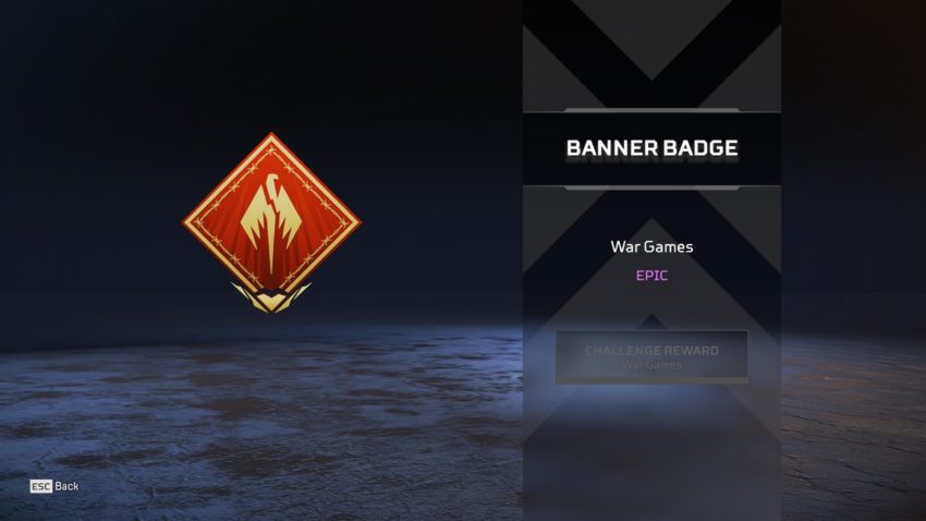 War Games badge