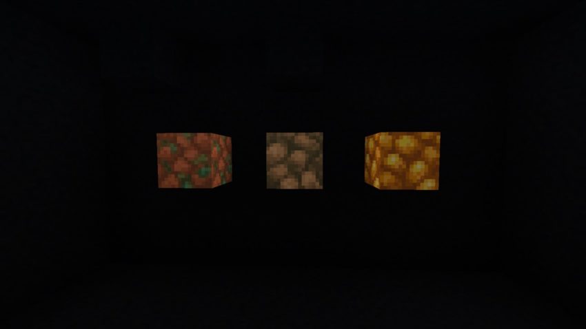 Raw Ore blocks