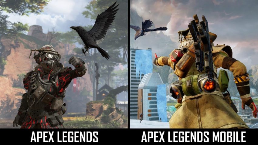 Apex Legends Mobile graphics comparison
