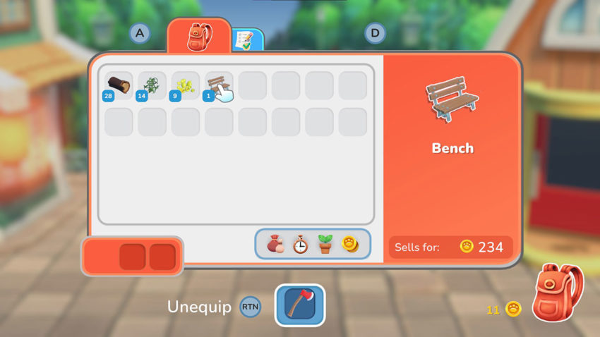 select-bench-from-inventory-in-hokko-life